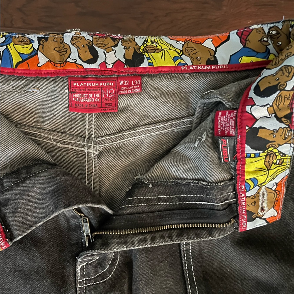 FUBU Platinum Wide Leg Denim Jeans
Baggy Carpenter Fat Albert 32x34